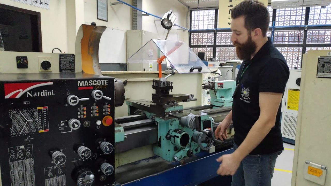 Componentes e Partes do Torno Nardini   Parte 1