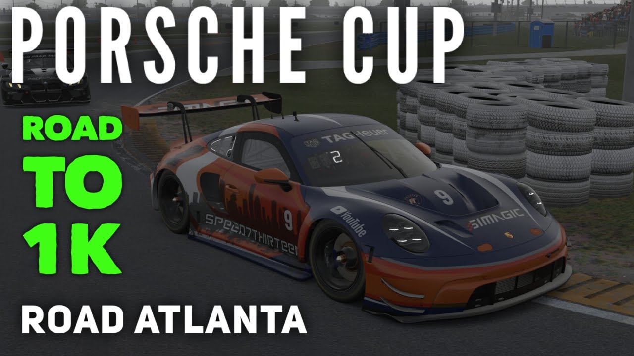 porsche cup - road atlanta - iracing