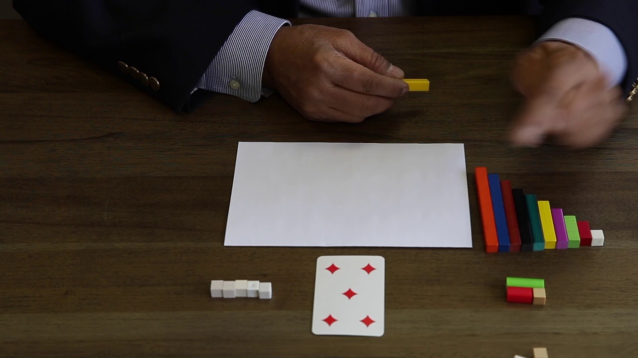 Introducing a Number using Visual Cluster Cards and Cuisenaire Rods