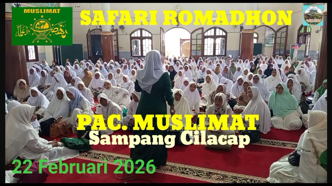 SAFARI ROMADHON PAC. Muslimat Sampang Cilacap Di Masjid Besar Baitul Muttaqin. #youtube #video 