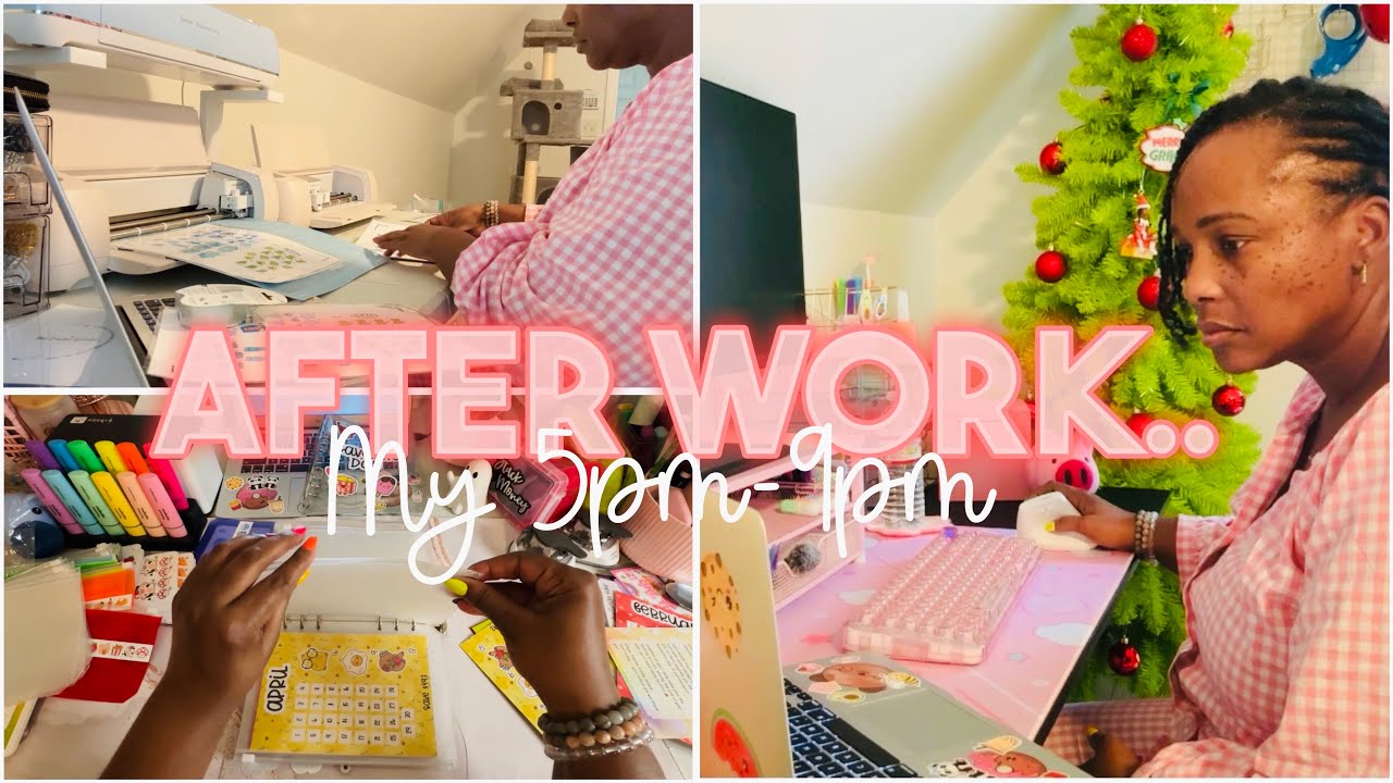 После работы с 9 до 5... я делаю вот это | Вечерняя рутина для магазина Etsy