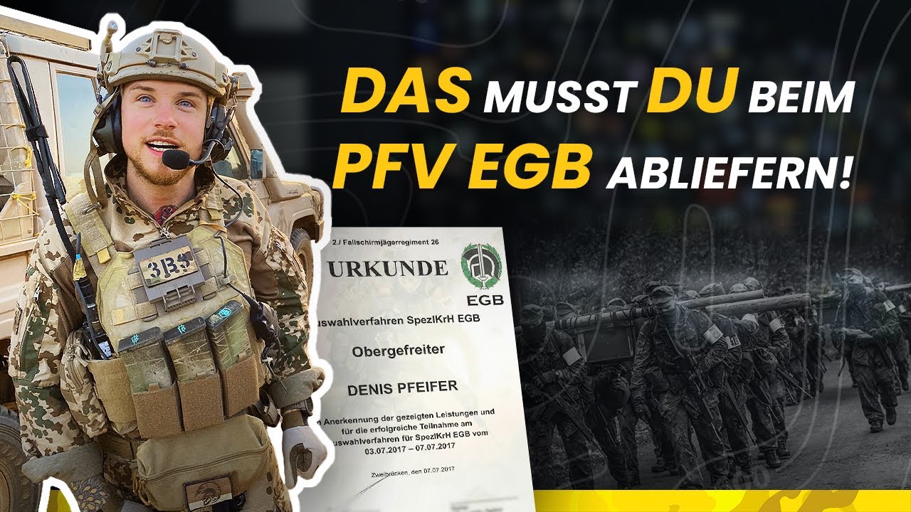 Kompletter Ablauf des Auswahlverfahrens der spezialisierten Kräfte Heer EGB