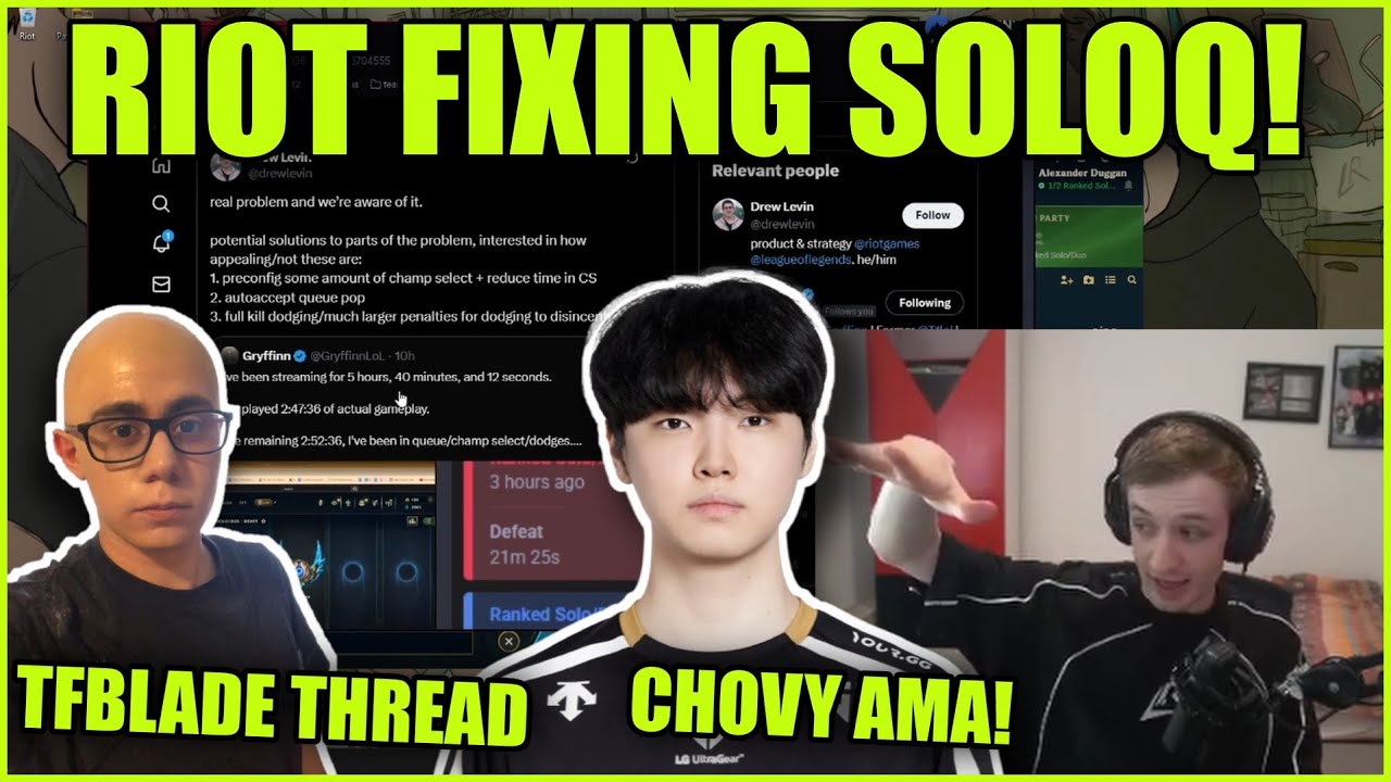 Nemesis reacts to Riot Removing Dodging, Chovy AMA, TF Blade Hate Thread
