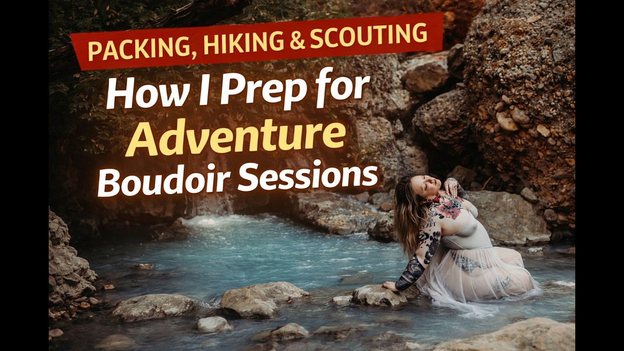 Packing, Hiking & Scouting: How I Prep for Adventure Boudoir Sessions