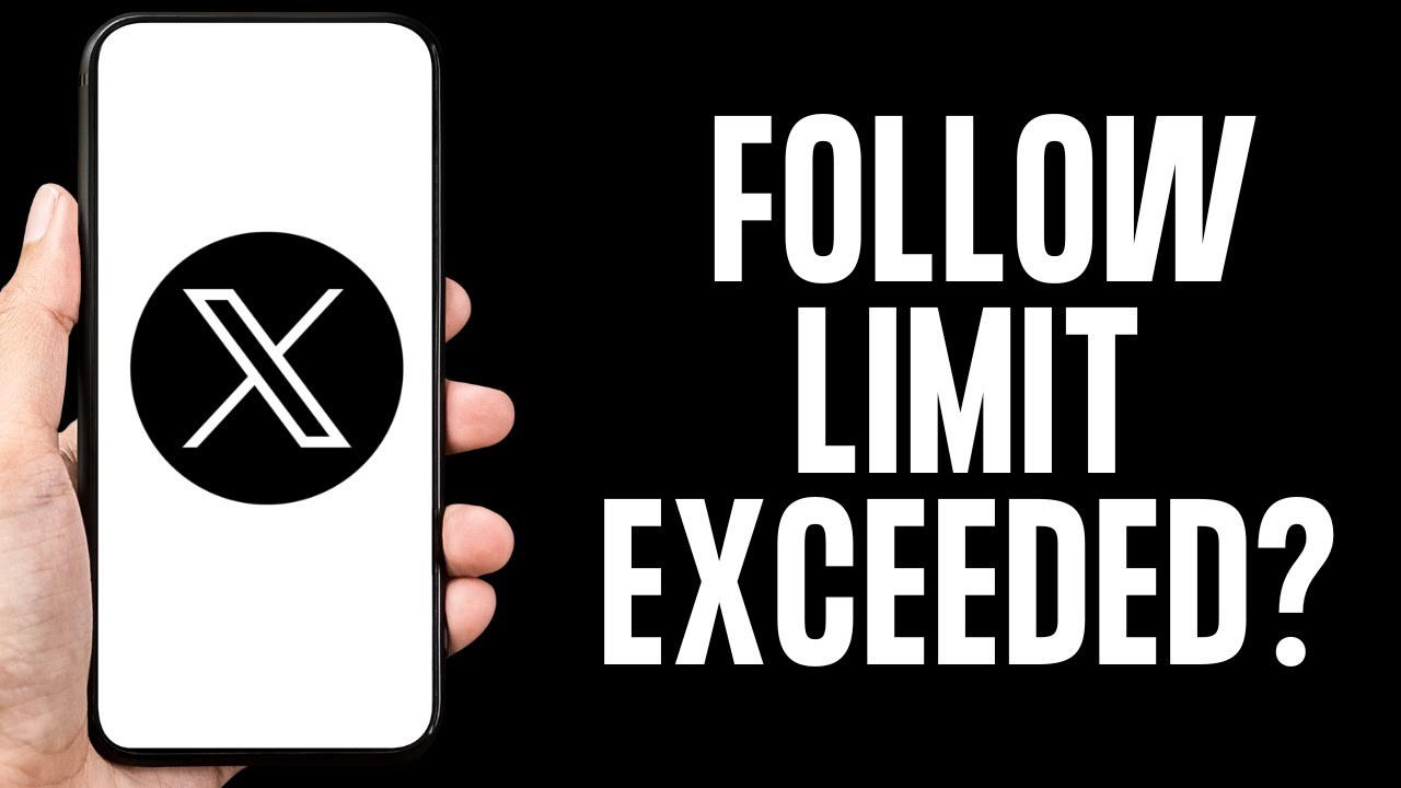 How To Fix Twitter Follow Limit Exceeded Error