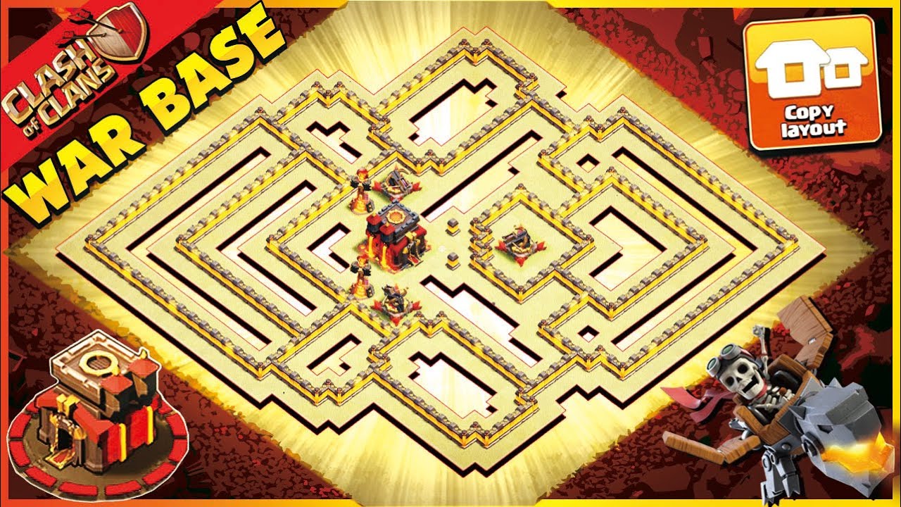 NEW STRONGEST! Town Hall 10 (TH10) WAR Base TH10 With CopyLink 2022 | Clash Of Clans #552