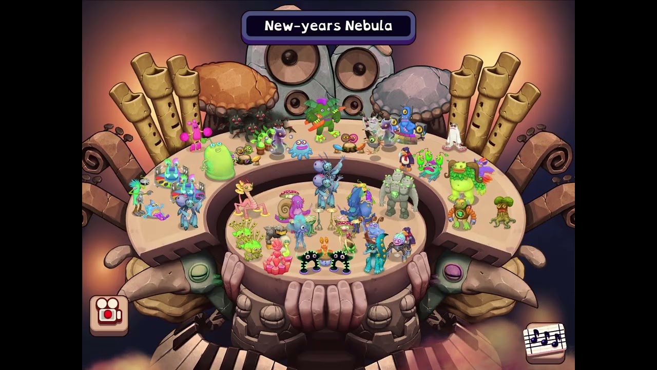 My Singing Monsters: The Seasonal Isle. New-years Nebula, final wave.