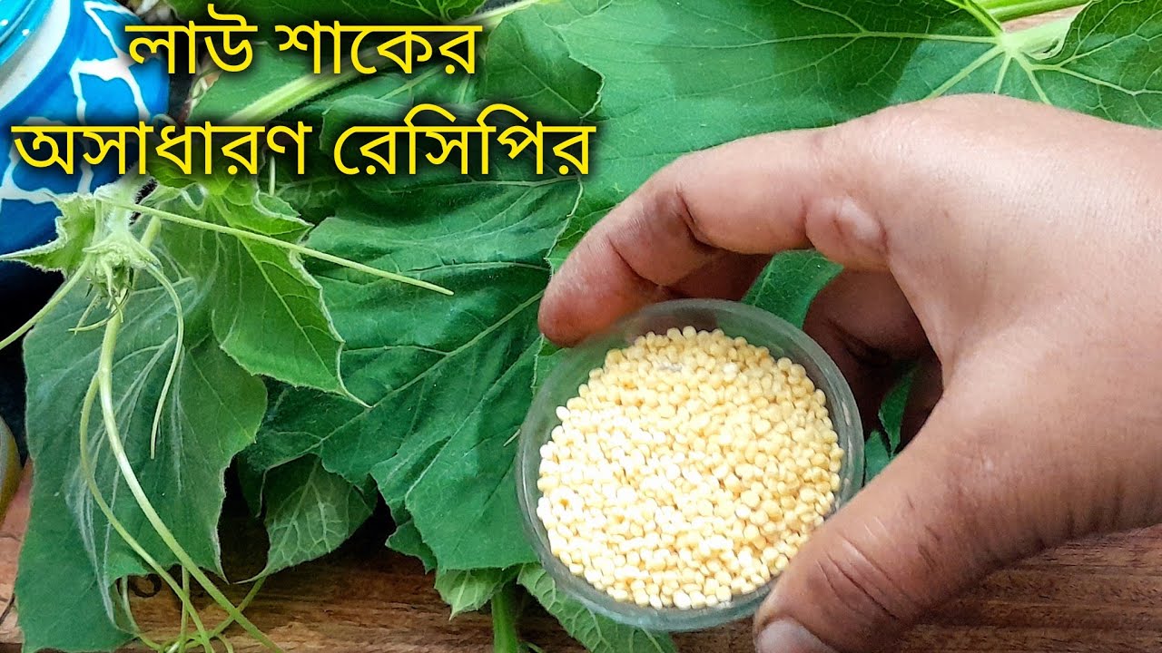 লাউ শাক এই ভাবে বানালে নিরামিষ লাউ শাকের স্বাদ দ্বিগুণ বেড়ে যাবে।laushakrecipe