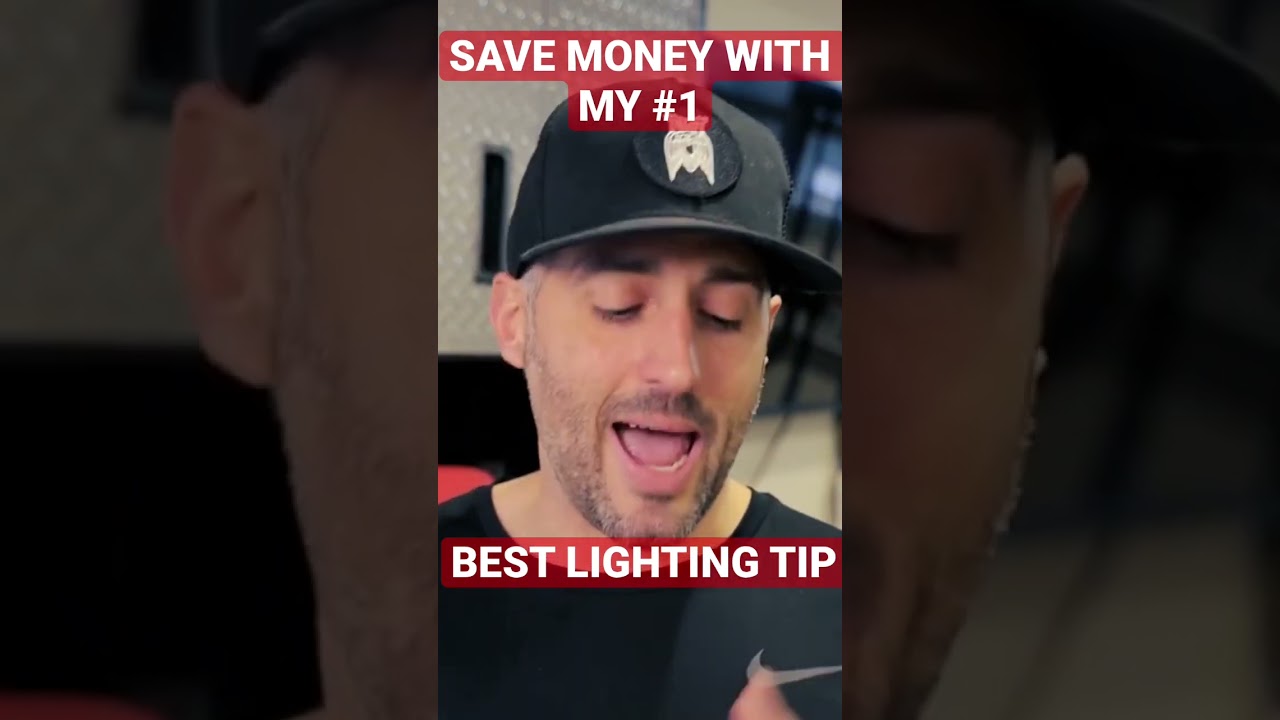 It&rsquo;s literally a free lighting rig! See whole video on my channel! What did you think of this tip?