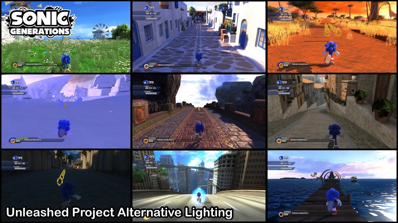 Sonic Generations - Unleashed Project - Alternative Lighting