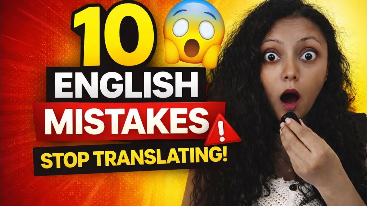 Stop Translating Hindi to English Literally! 🛑 (Fix 10 Common Mistakes Indians Make in 2 minutes)