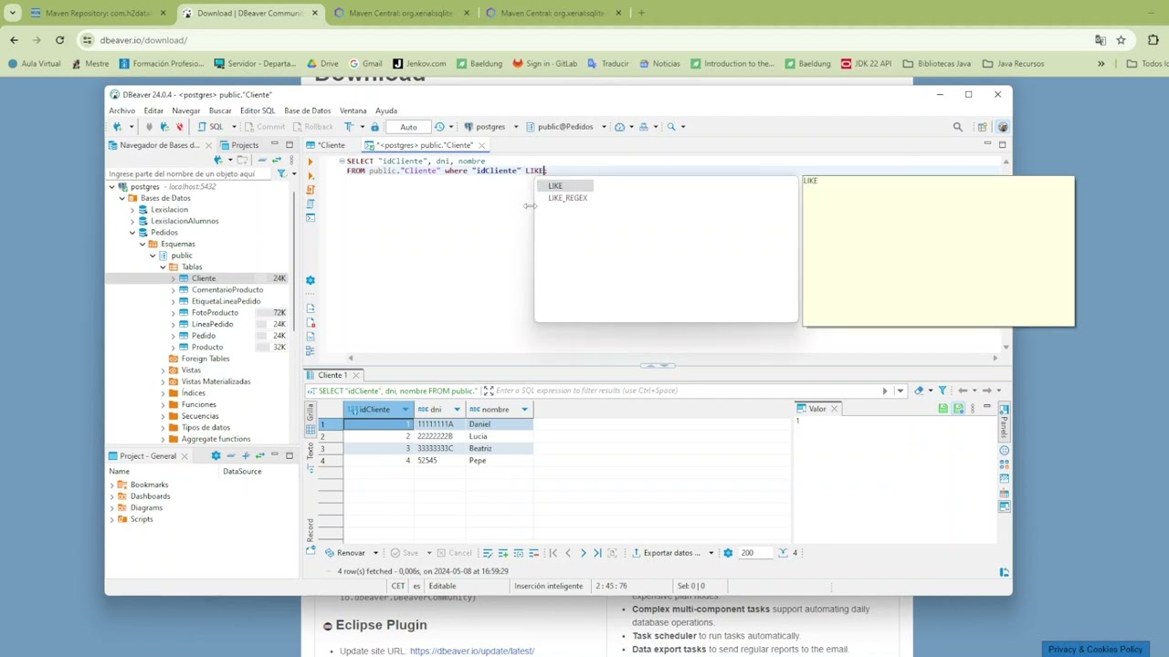 Conexión básica a bases de datos con DBeaver