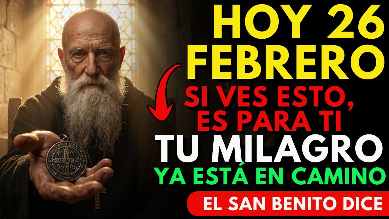 🚨 ABRE ESTO HOY, 14 DE FEBRERO: SAN BENITO YA ORDENÓ TU MILAGRO