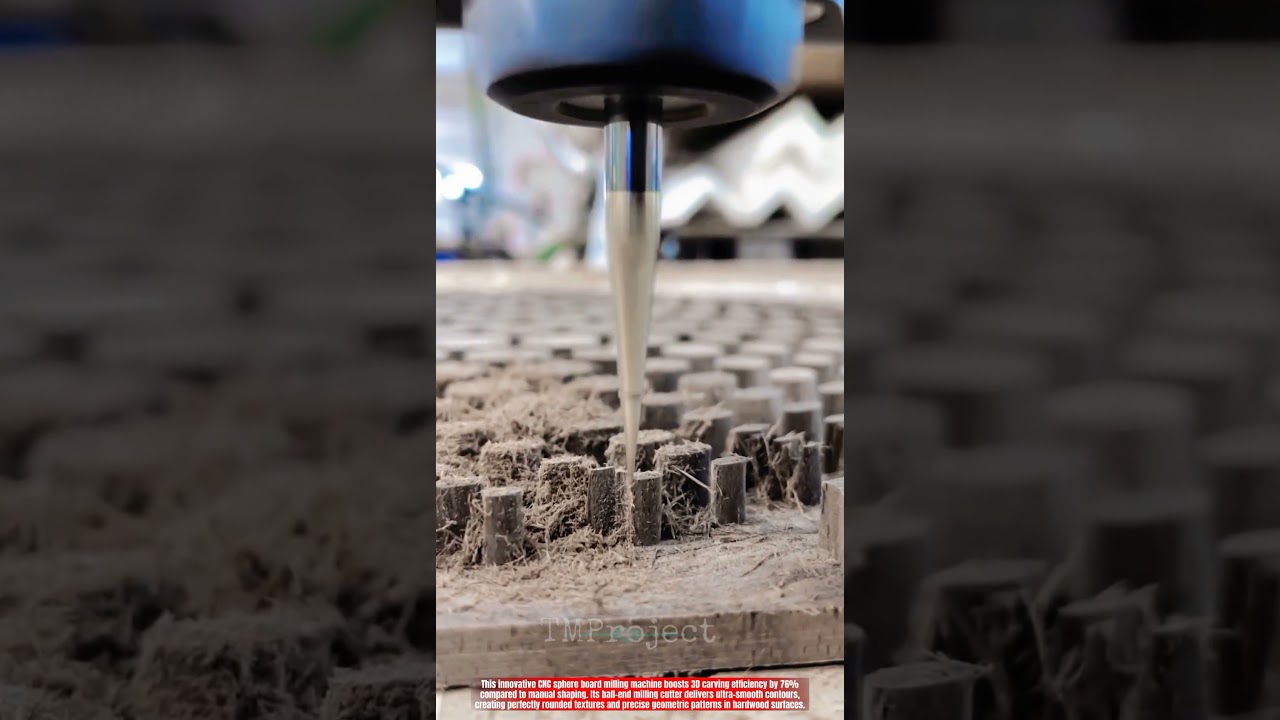Innovative CNC Sphere Board Milling Machine: Best Precision 3D Wood Cutting System