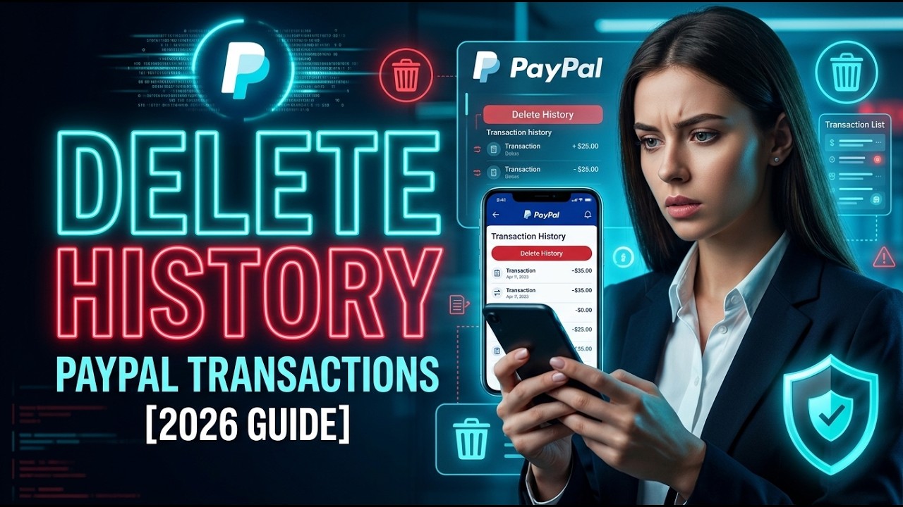 How to Delete Transaction History on PayPal [2026 Full Guide]