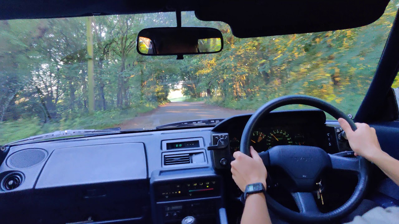 AW11 MR2 back roads drive