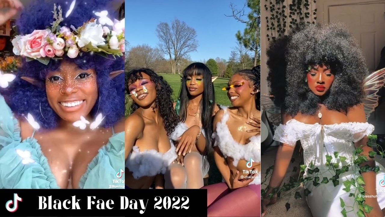 Black Fae Day May 2022! | Fairycore | Black Girl TikTok