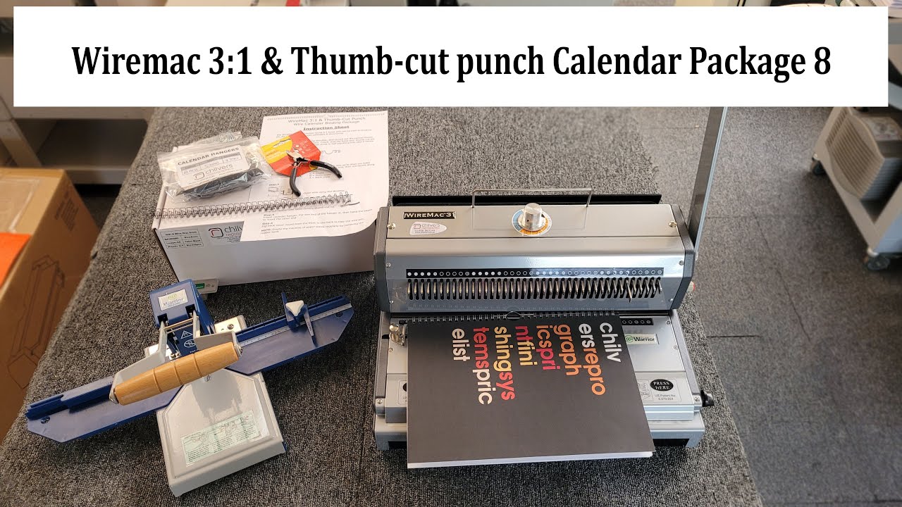 Wiremac 3:1 & Thumb cut punch - Calendar Package 8