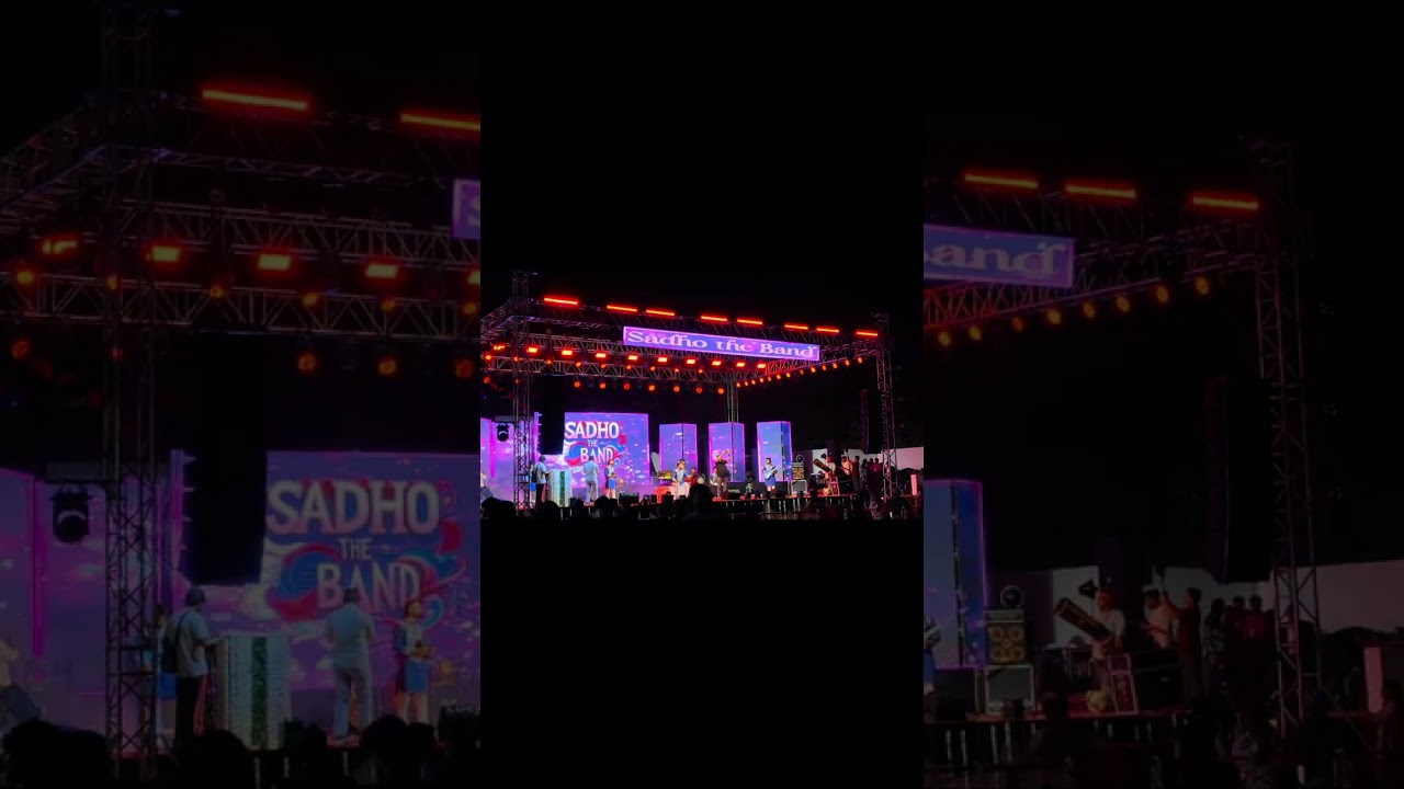 Sadho the band live in jhansi city #sadhoband #song 