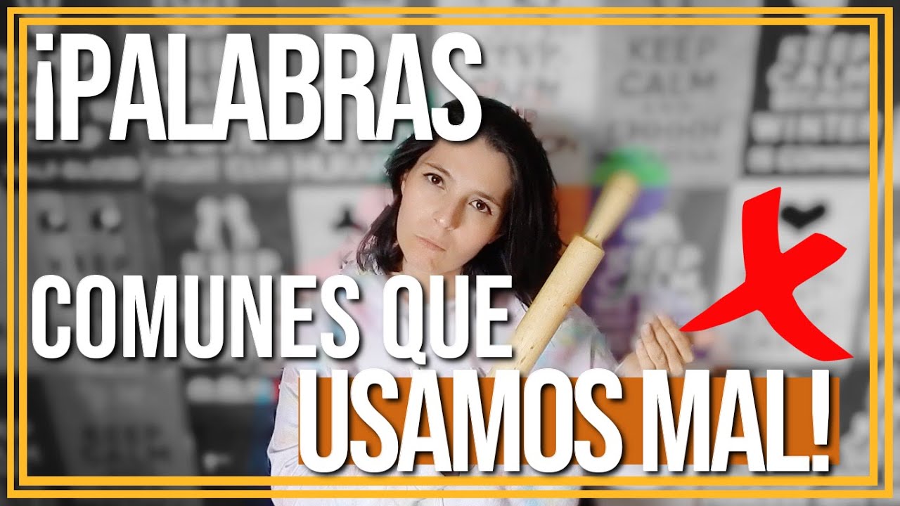 ¡PALABRAS COMUNES QUE USAMOS MAL! ❌