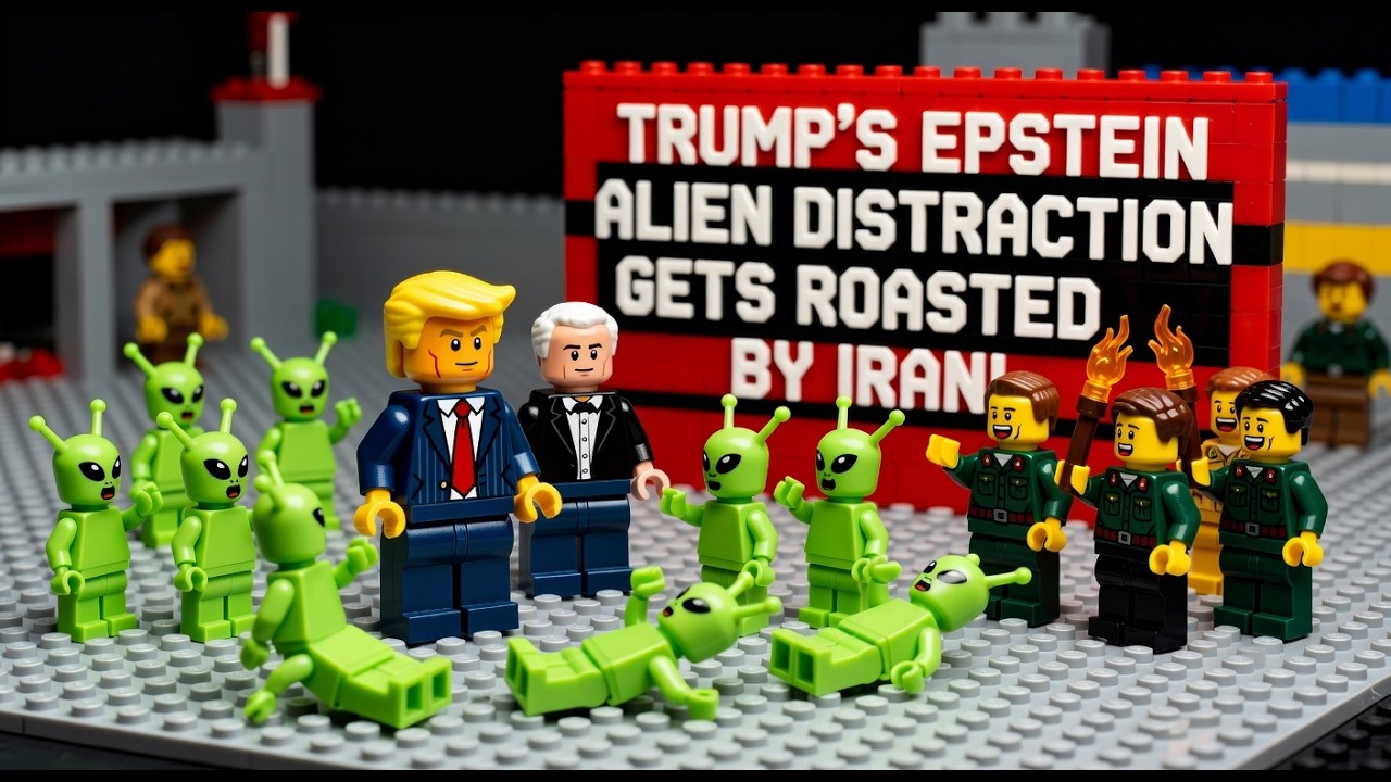 New Iran Lego Video SLAYS Trump on 'Aliens' Distraction from Epstein Files.