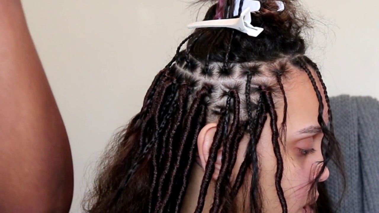 individual crochet goddess locs tutorial----NO CORNROWS