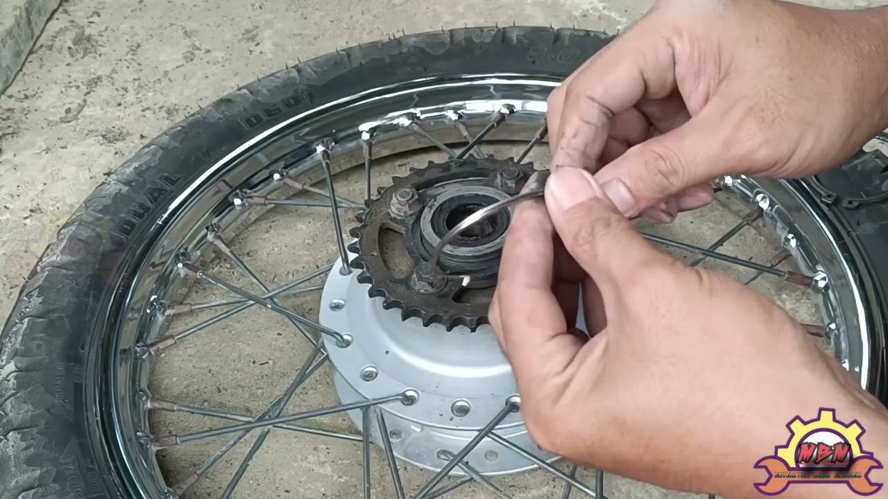Diskarte sa maalog na sprocket sa likod ng ating motor