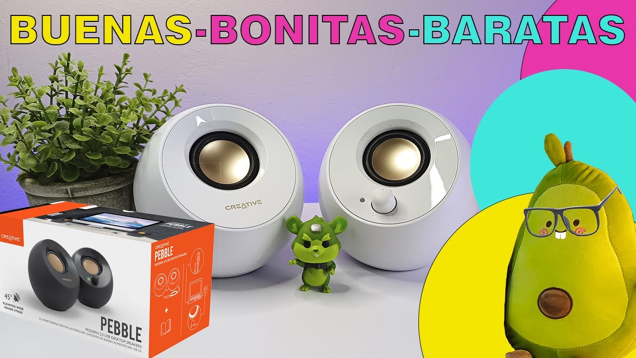 ¡!BUENOS BONITOS y BARATOS¡¡ | Altavoces para PC Creative Pebble