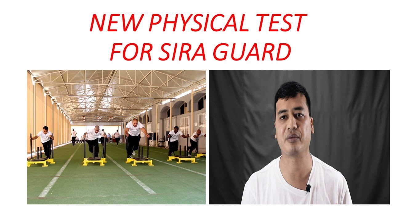 Тест на физическую подготовку Sira Guard в Дубае Новый