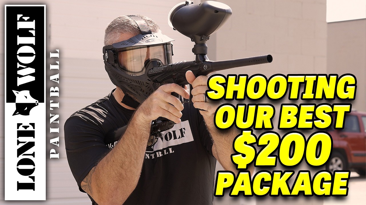 Best $200 Beginner Paintball Marker Package | Lone Wolf Paintball