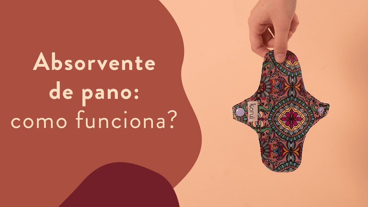Como funcionam os absorventes de pano reutilizáveis