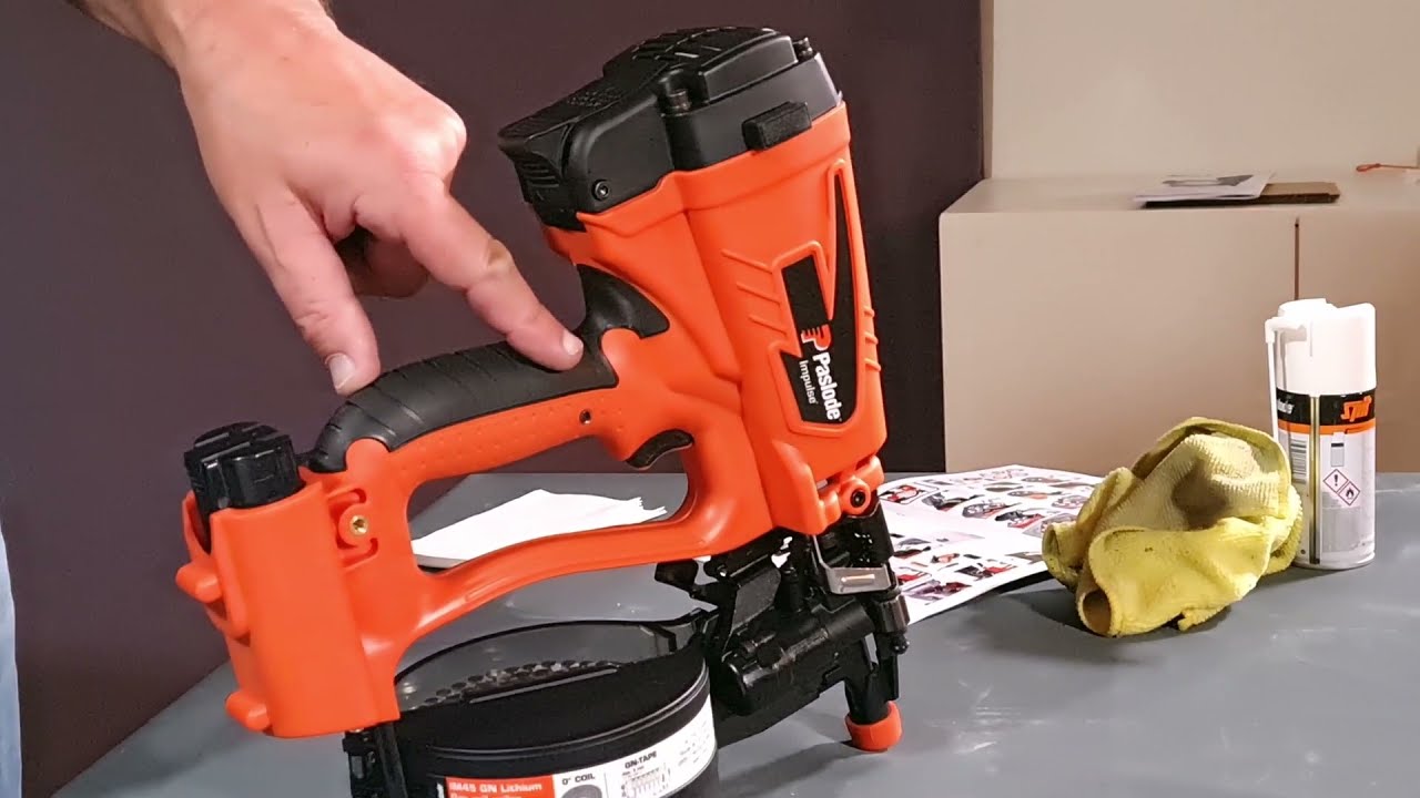Sicherheitstraining Paslode Impulse Nagelgerät IM45GN Lithium