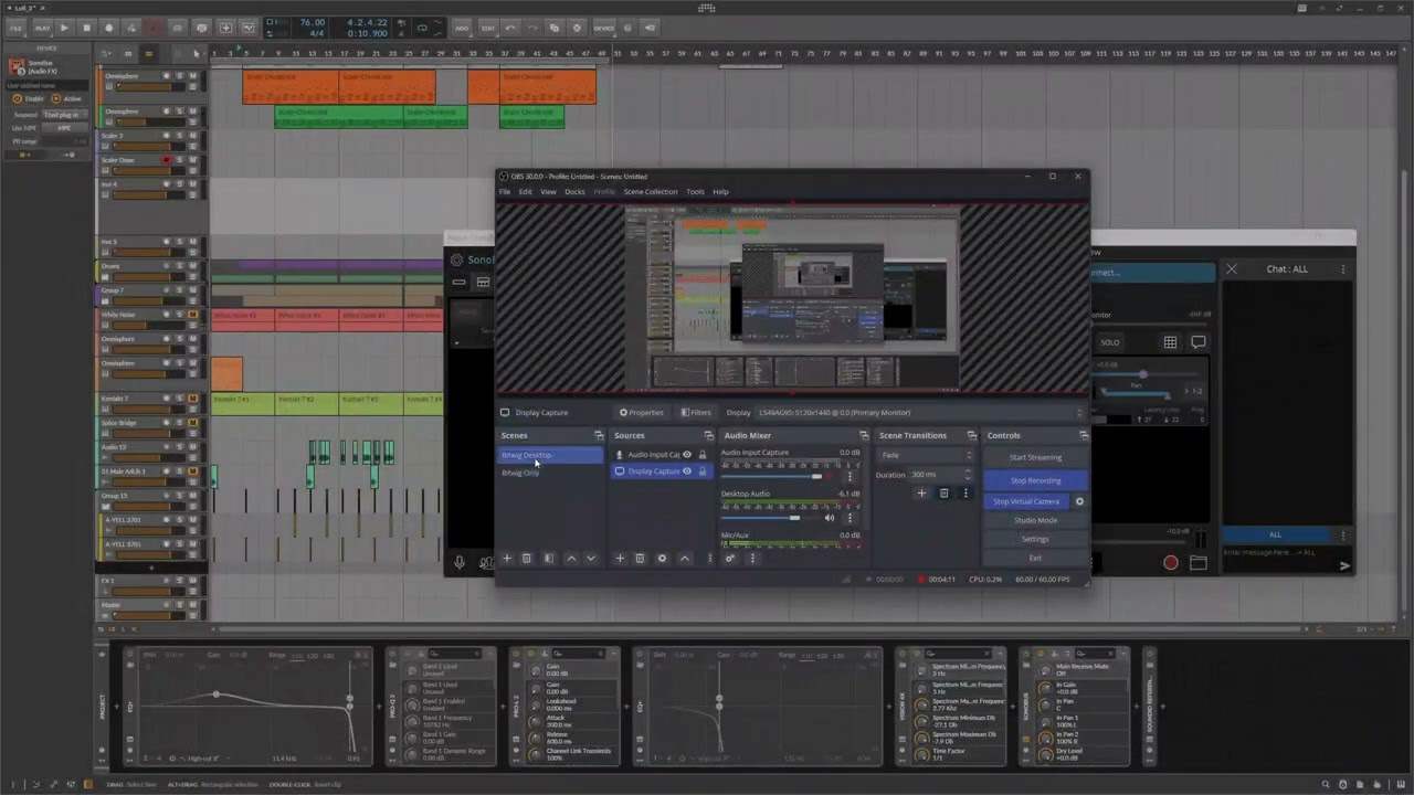 Streaming your DAW (Bitwig, Ableton Live, FL Studio) to Discord Flawlessly