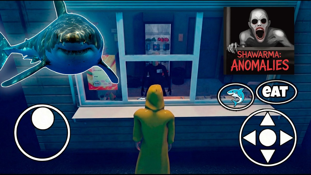 What if I BECOME Shark Girl? NEW MASSIVE UPDATE!! Scary Shawarma Kiosk