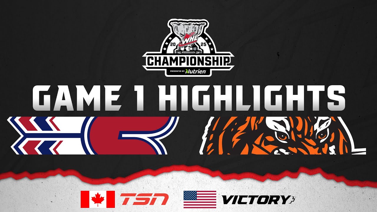 Spokane Chiefs at Medicine Hat Tigers — Game 1 | 2025 WHL Championship Highlights