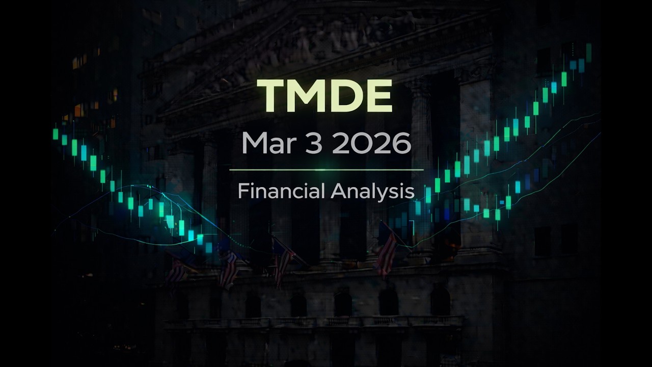 TMDE Institutional Equity Research: The 2.4% Margin Illusion $TMDE #TMDE #stockmarket