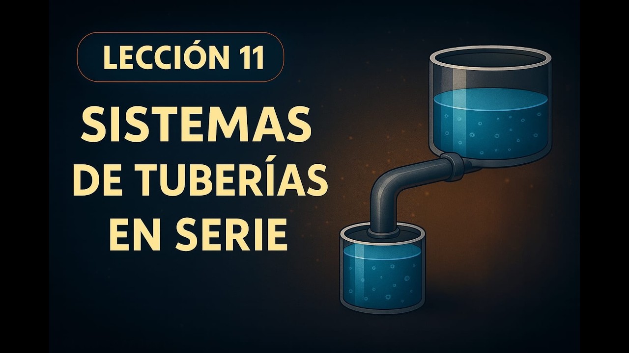 ⚙️ Lección 11: Sistemas de tuberías en serie — problemas Clase I, II y III