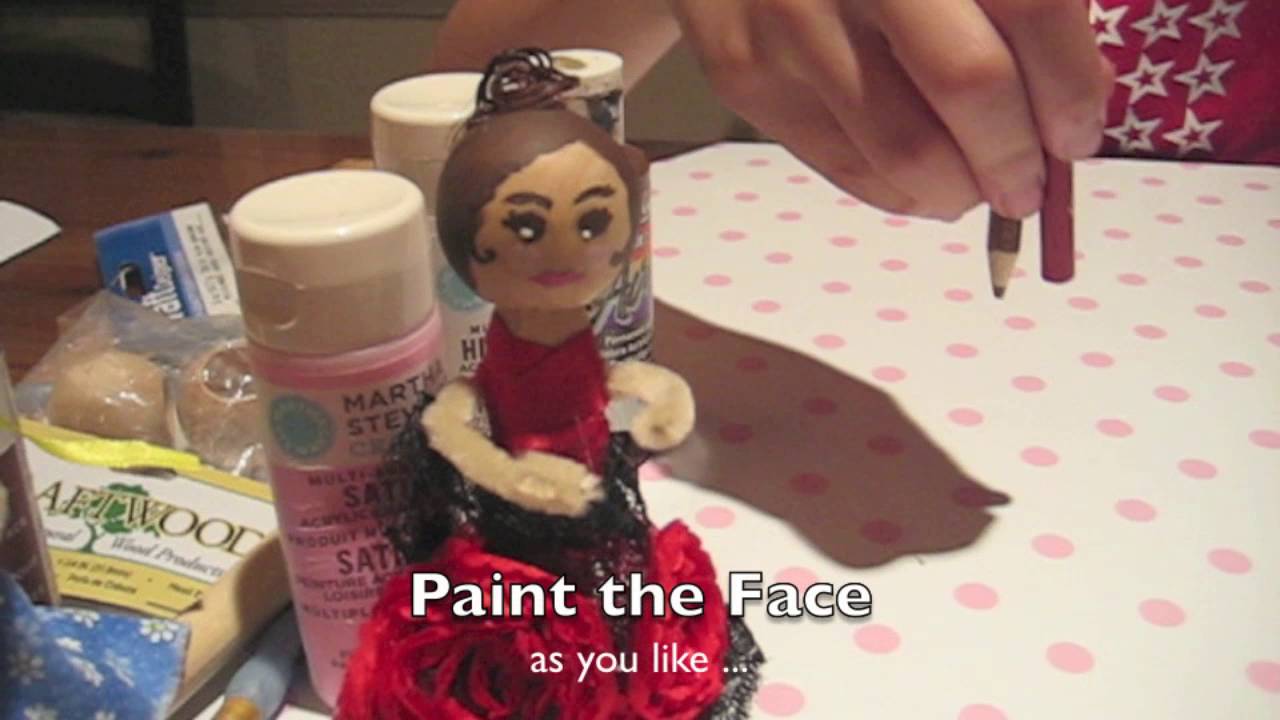 DIY: Spanish Clothes Pin Doll