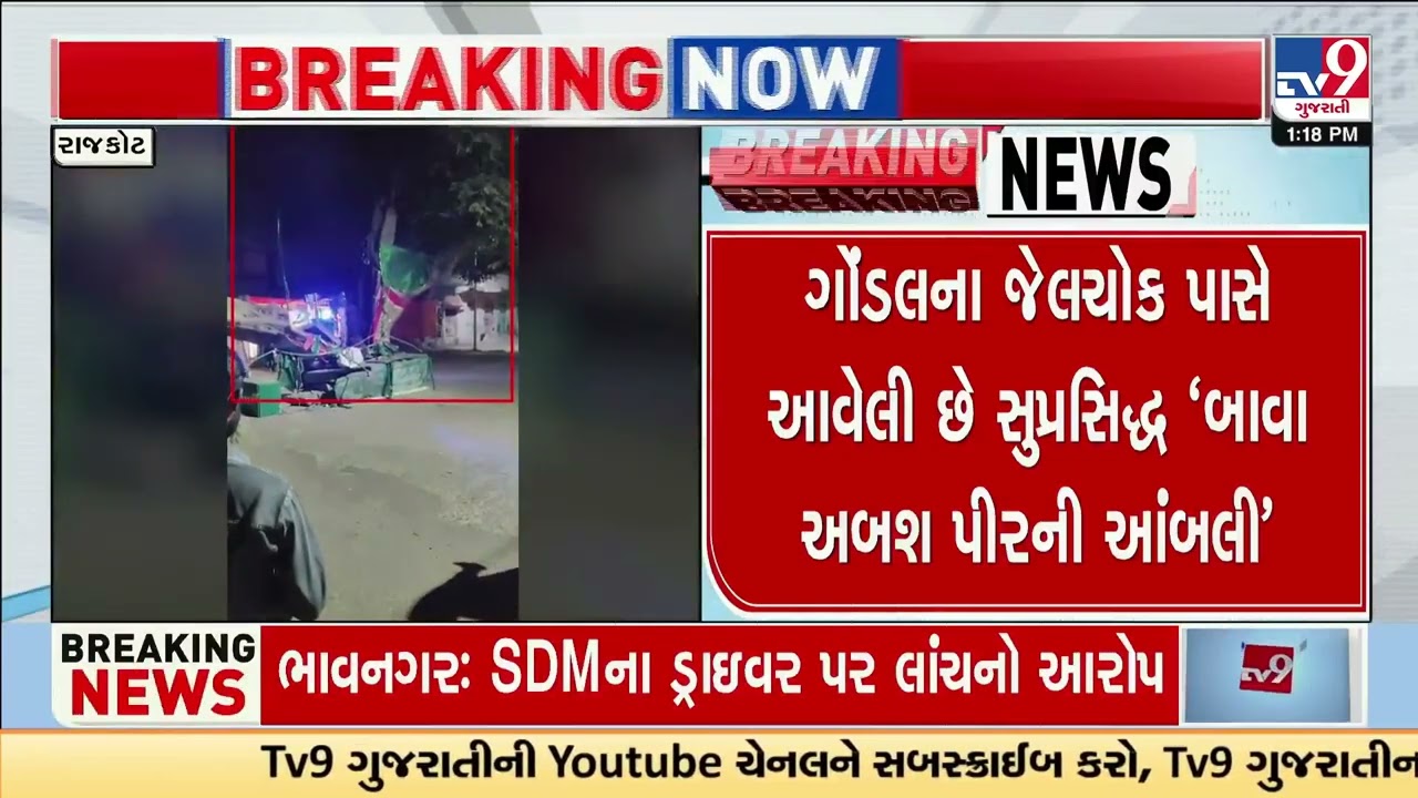 500-Year-Old ‘Pir Ni Ambli’ Tree Collapses in Gondal Near Rajkot | Gujarat | TV9Gujarati