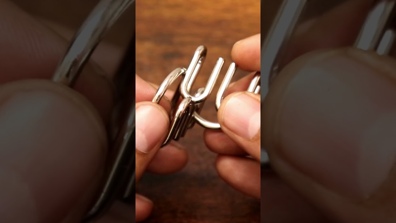 M Shape Metal Wire Puzzle | Unlock Interlock | 