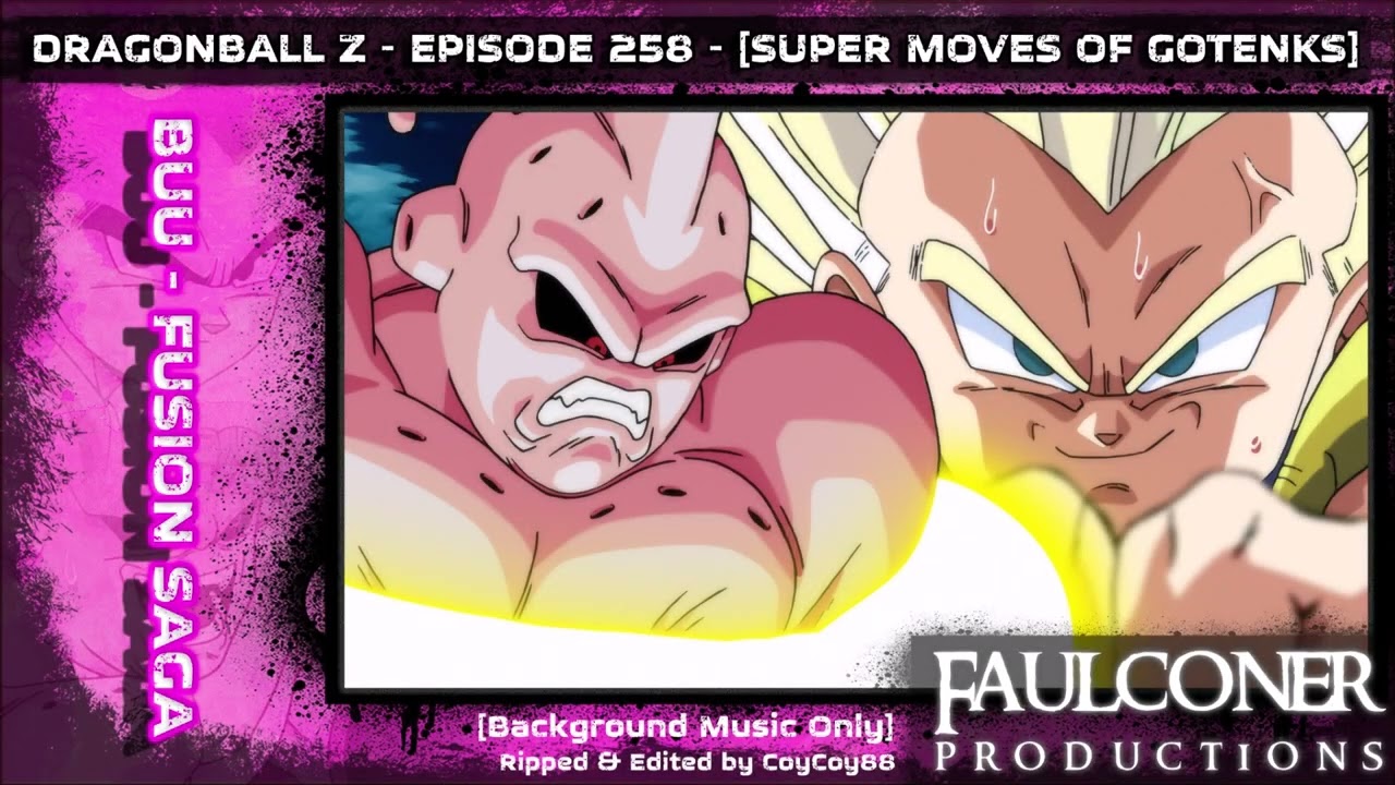 Dragonball Z - Episode 258 - Super Moves Of Gotenks - [Faulconer Background Music Only]