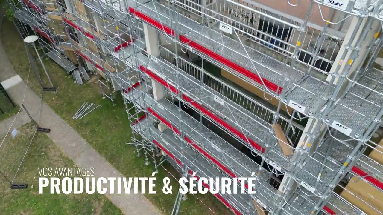AFIX GROUP FR - construction - AFIXFAST X37 renovation scaffolding in Tavernie - Paris