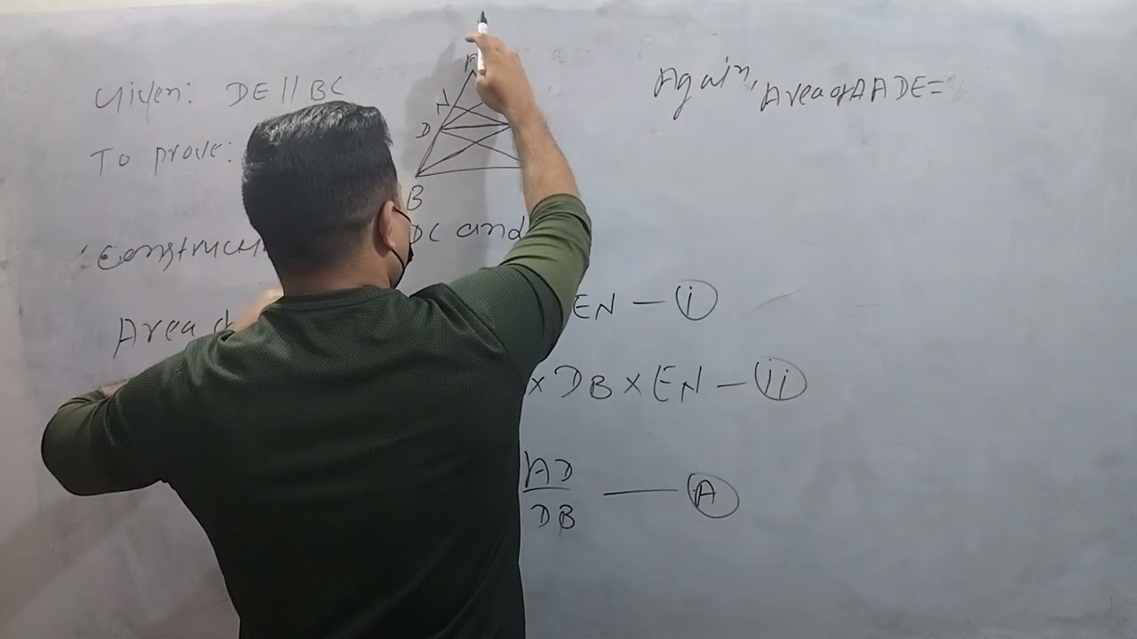 BPT(Thales theorem) for tenth class.