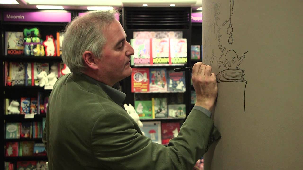 Chris Riddell creates the Waterstones Book Wizard