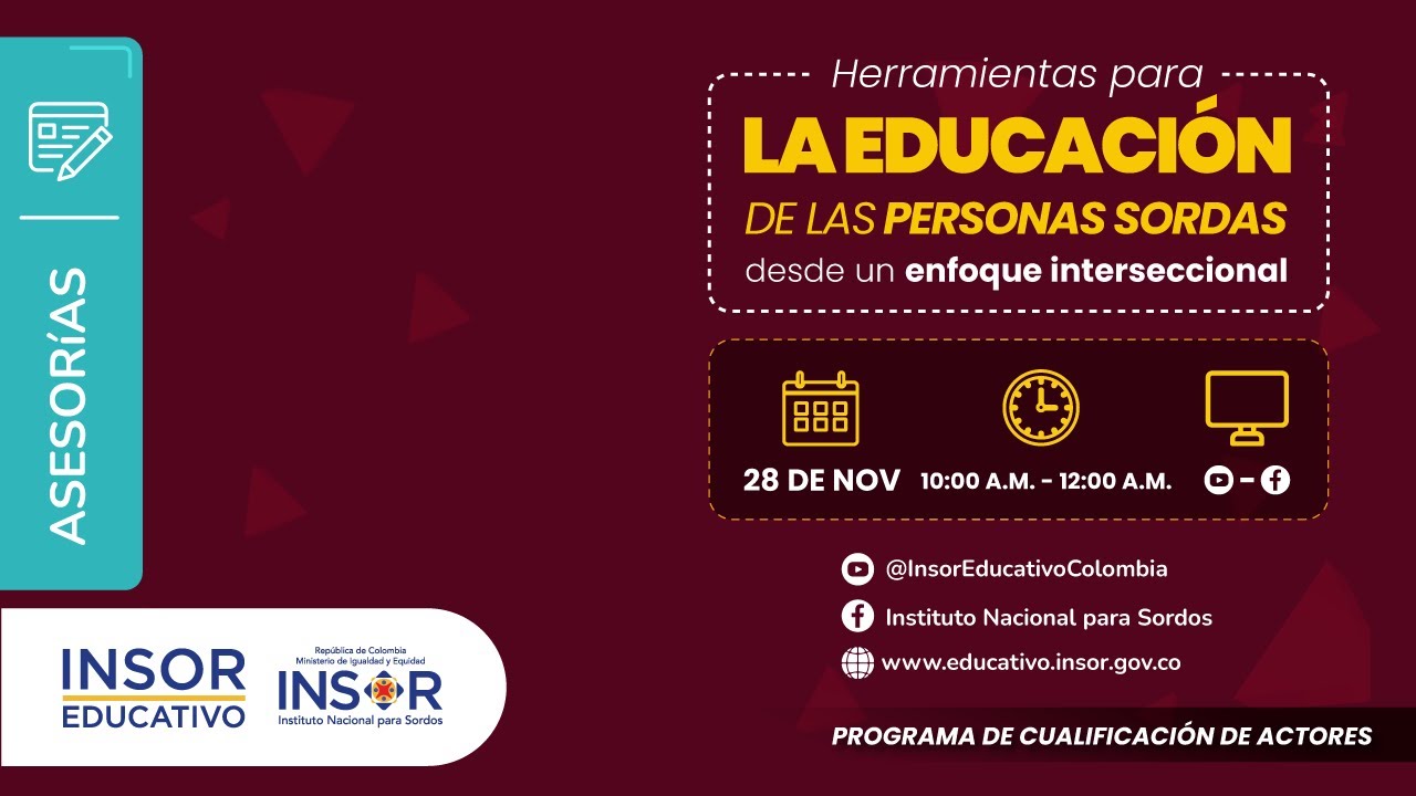 Educación de personas sordas - Herramientas para un enfoque interseccional