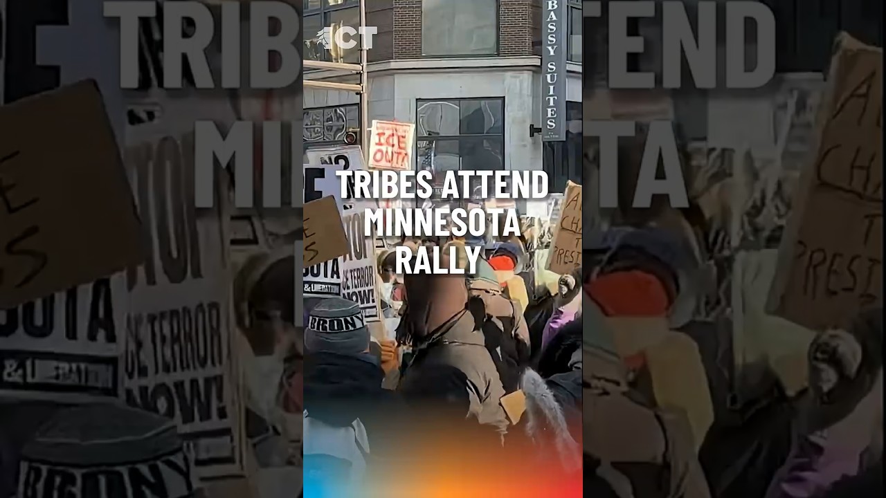 Племена посетили митинг в Миннесоте