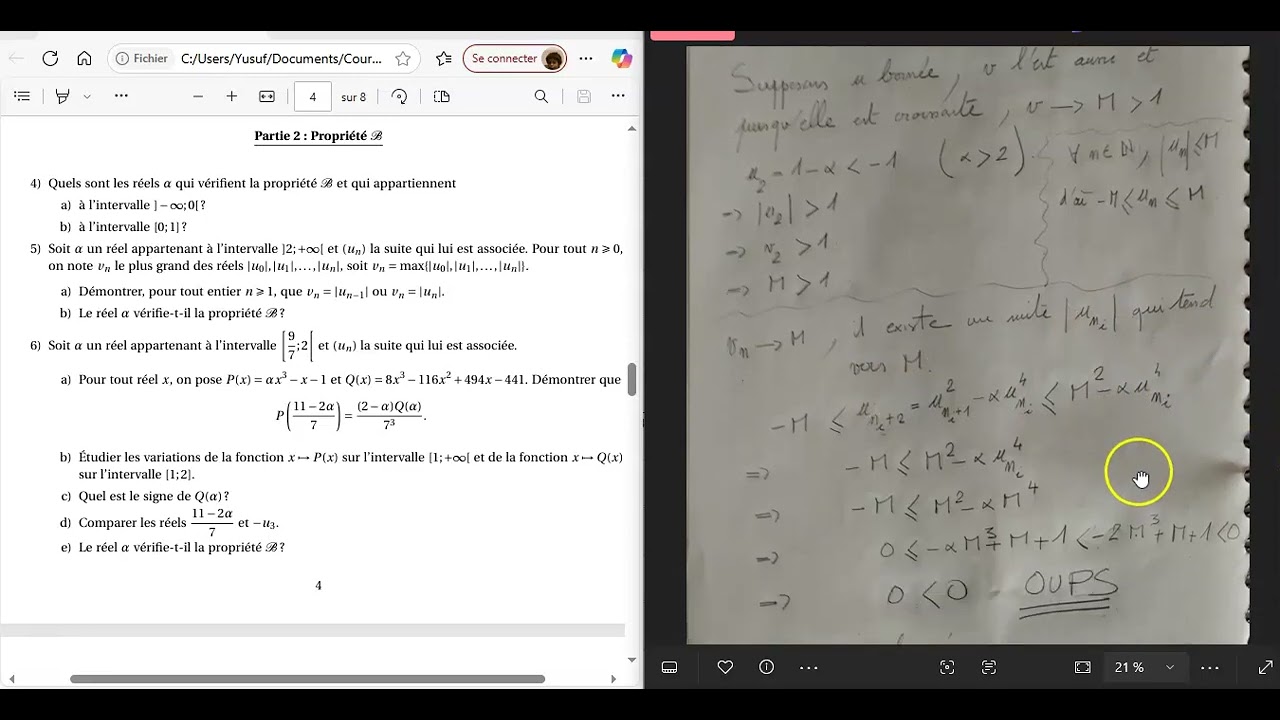 Concours général Maths 2025 - Ex2- partie 2- question 5b