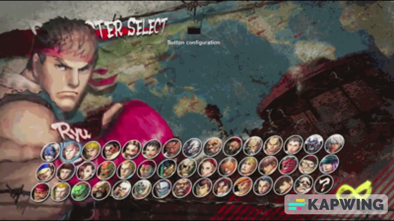 Super Street Fighter 4 - Character Select (slowed and reverb)