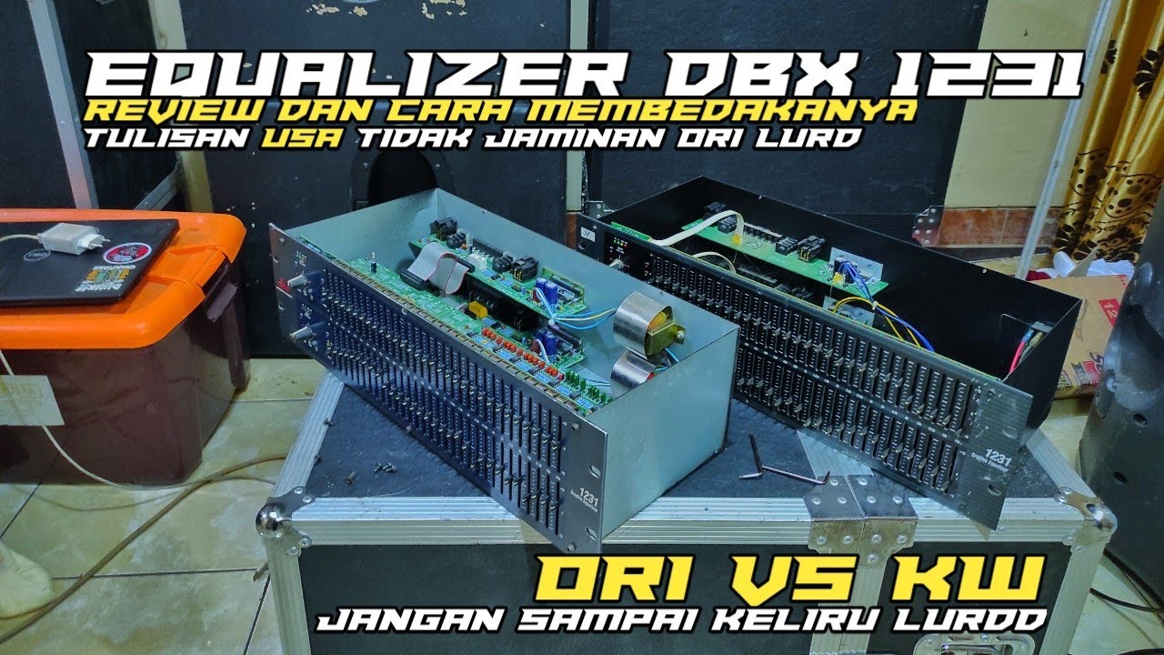 cara membedakan equalizer DBX 1231 ORI VS KW | review dbx 1231