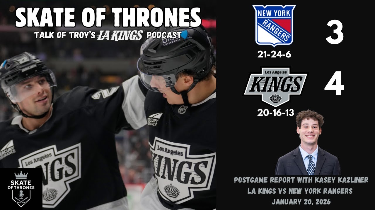 Skate of Thrones | Kings snap 4-game skid against Rangers, lose Kuemper, welcome back old friends